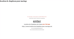 Desktop Screenshot of location-de-chapiteau-de-cirque.com