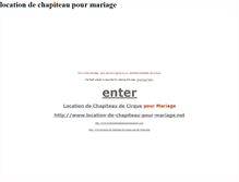 Tablet Screenshot of location-de-chapiteau-de-cirque.com